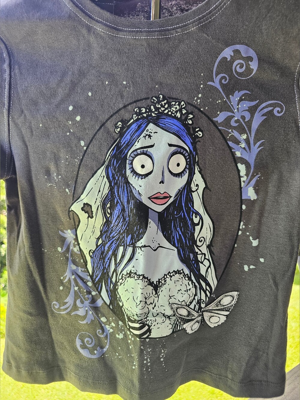 Corpse Bride Emily Portrait Long-Sleeve T-Shirt Jr Girls - Picture 5 of 5